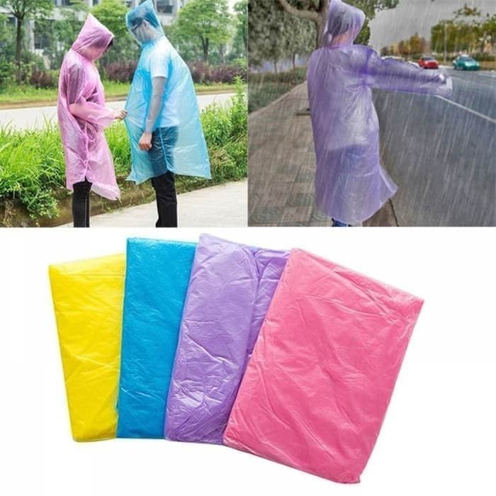 Transparent Plastic Raincoat | Shopee Philippines