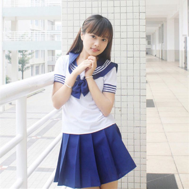 Japanese School Uniform Sailor Girl S Dress Outfit Cosplay Costume Fancy Dress Shopee Philippines - japanese school uniform summer roblox