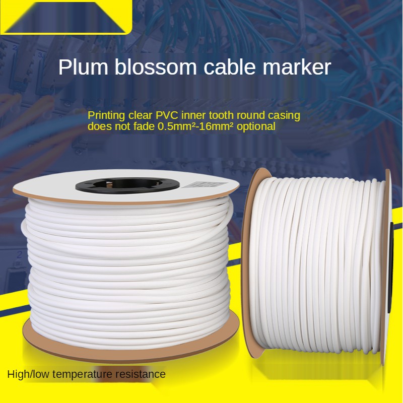 PVC Code Tube Handwriting Ferrule Printing Machine Number Plum Tube