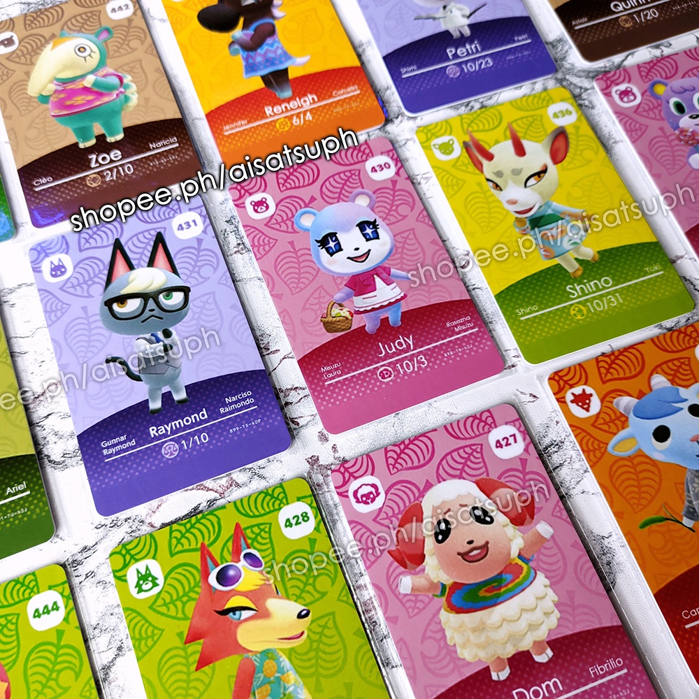 ON HAND) 1 pc Animal Crossing Amiibo Cards Series 1-5 | Shopee Philippines