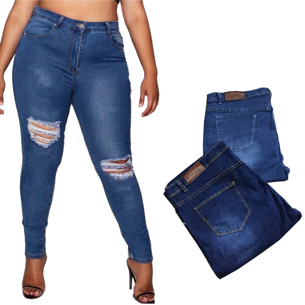 size 44 ripped jeans