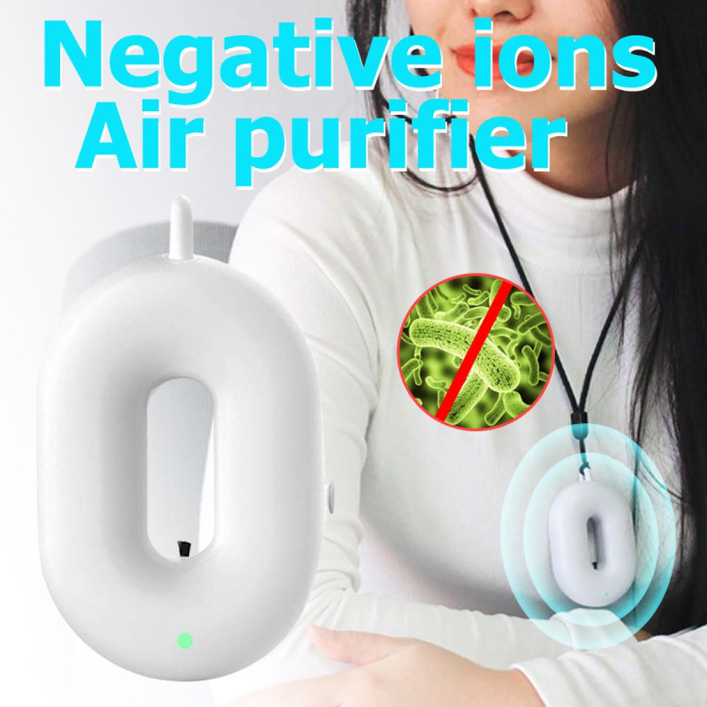 ODSCN Mini Air Purifiers Wearable Necklace Air Purifier Portable