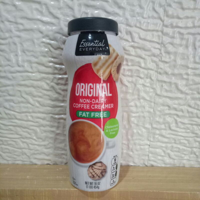 ESSENTIAL EVERYDAY Original NonDairy Coffee Creamer FAT FREE 454g