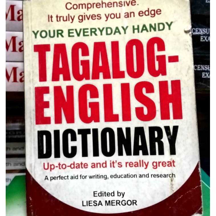 TAGALOG ENGLISH DICTIONARY(USED BOOK) Shopee Philippines