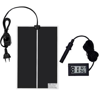Reptile Heating Pad Kit with LCD Digital Thermometer Aquarium Turtle Heat Mat Adjustable Controller #1