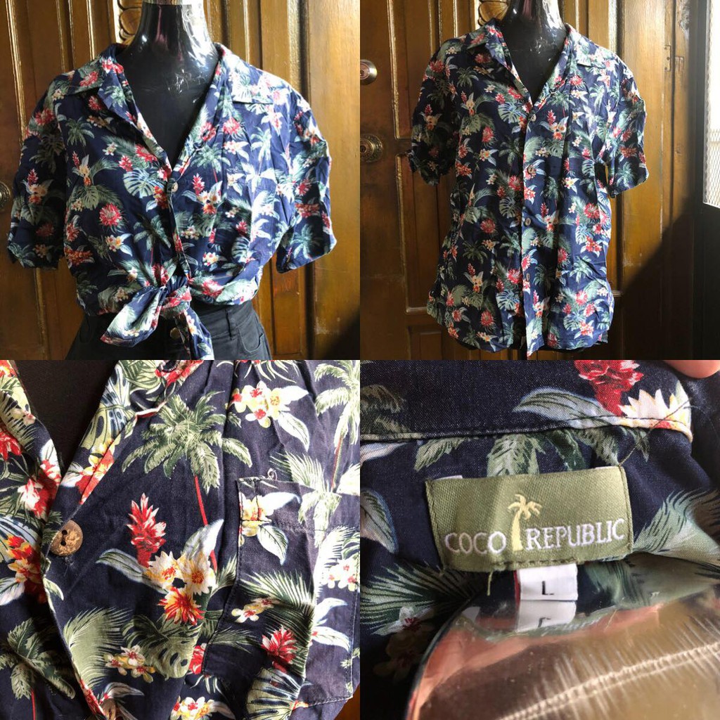 Coco Republic Hawaiian Polo Shopee Philippines