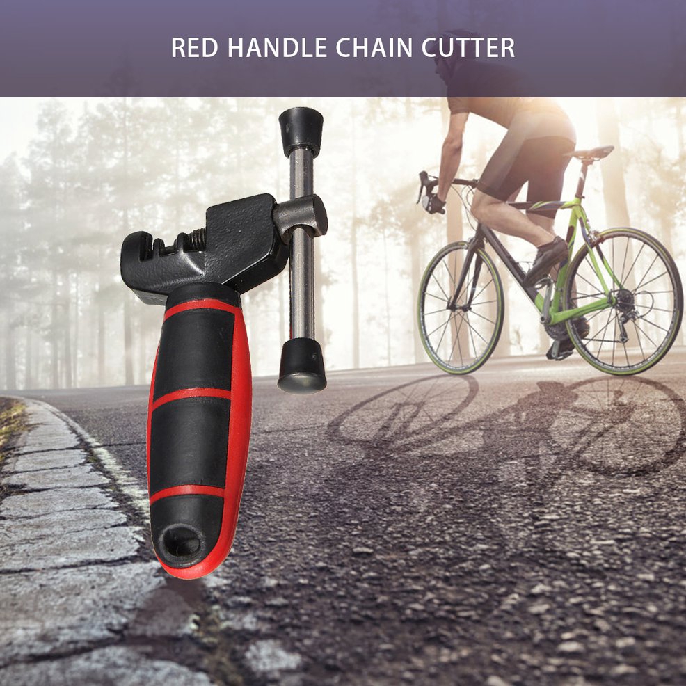 red mountain bike chain