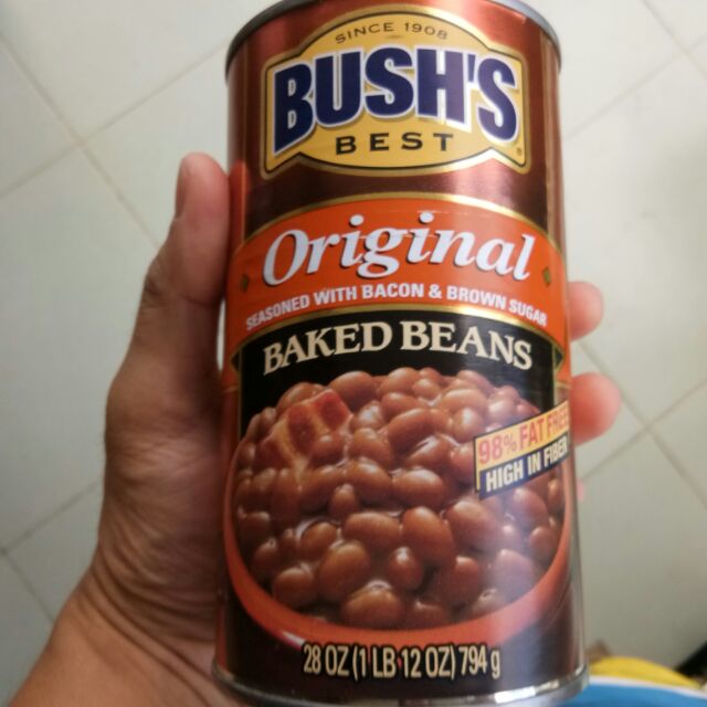 Bush Best Original Baked Beans Seasoned w/ Bacon/Sugar 794gm Shopee