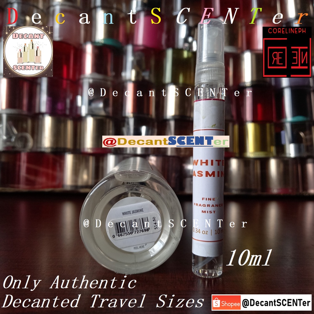 White Jasmine Fragrance Mist in Travel Sizes Shopee Philippines