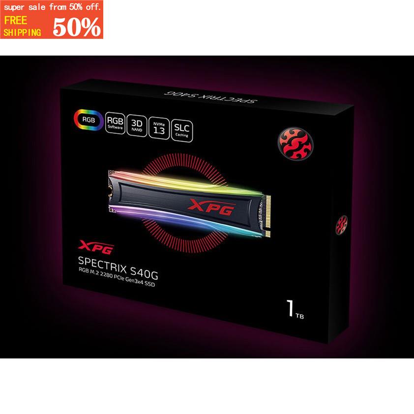 Adata Xpg Spectrix S40g 512gb1tb Rgb Pcie Gen3x4 M2 2280 Nvme Internal Ssd Shopee Philippines 9545