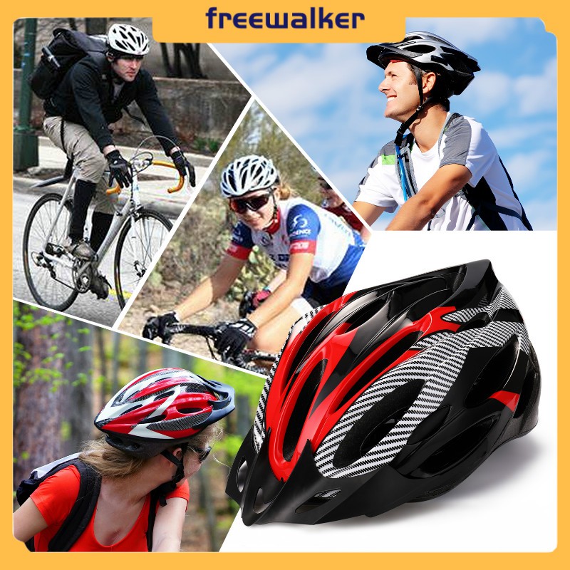 One size MTB Mountain Bicycle Bike Cycling Adult Adjustable Safety Helmet