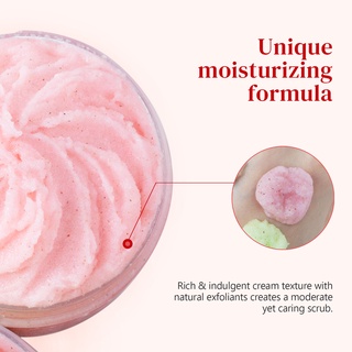 Stawberry Body Scrub Hydrating Scrub Lotion Deep Cleansing Cutin Brighten Skin Remove Dead Skin Improve the skin Dry and Rough Deep clean skin Lasting Moisture 350g Body Care #2
