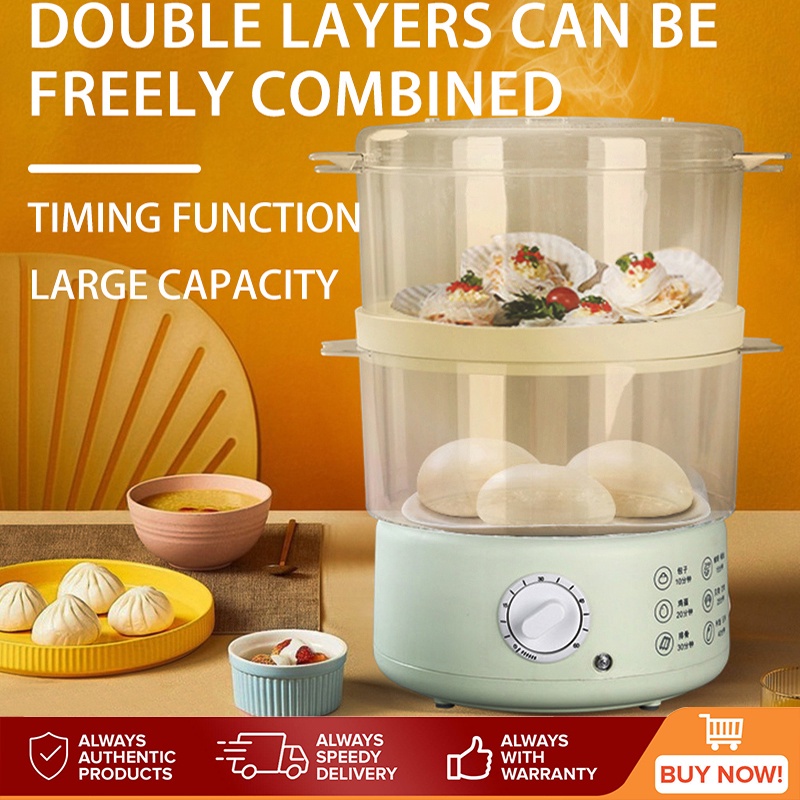 Sale of electric steamer 2layer largecapacity siu mai siu mai