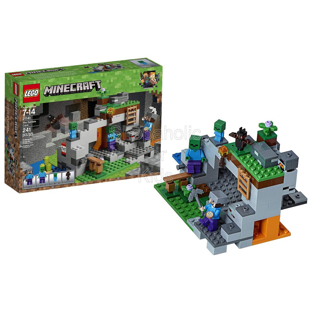 lego minecraft the zombie cave