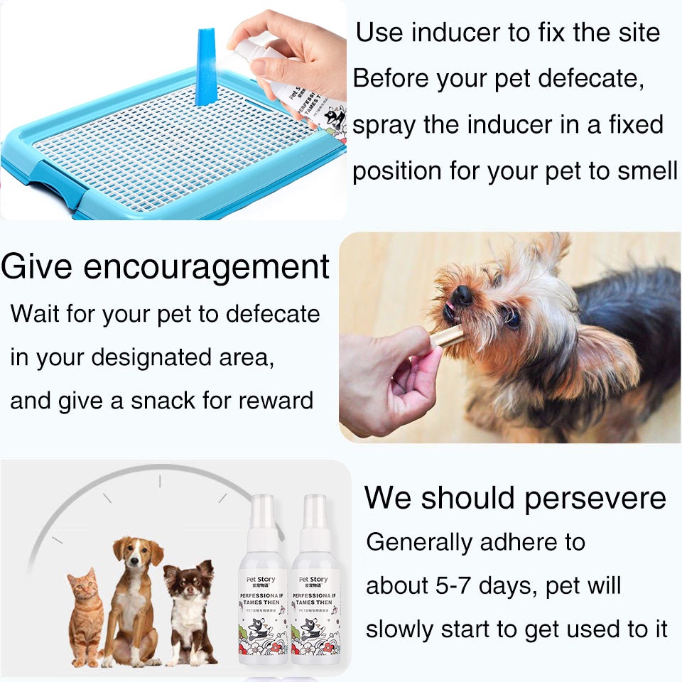 50ml Pet Defecation inducer Dog Pee Inducer Guided Toilet Training potty spray #4