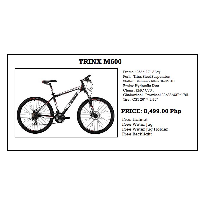 trinx m600 price