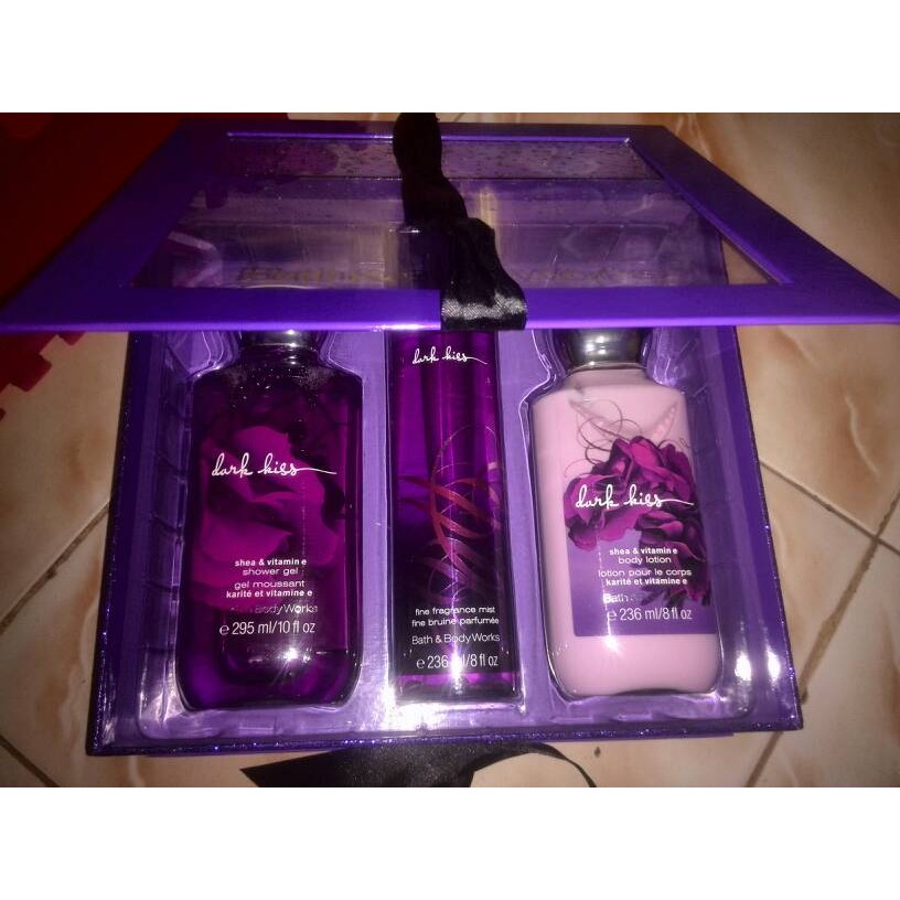 Bath & Body Works DARK KISS Gift Set Shopee Philippines