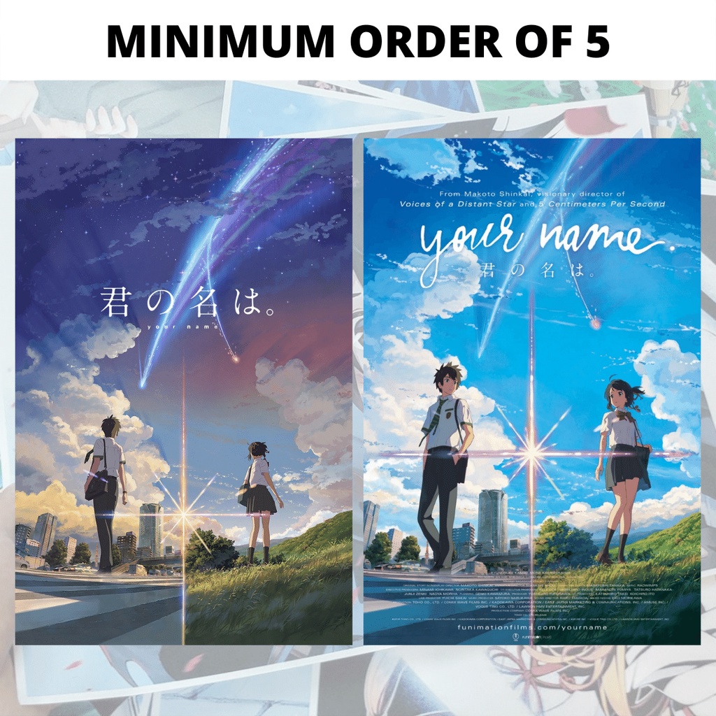 Anime Poster』Kimi No Nawa. Your Name. Makoto Shinkai Poster | Japanese  Anime Posters | Shopee Philippines