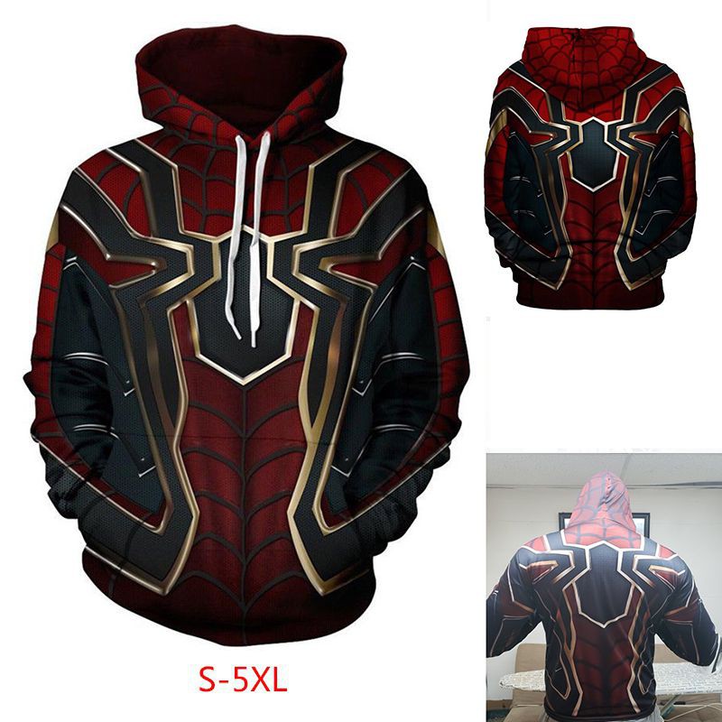 avengers infinity war spiderman unisex hoodie