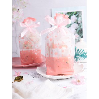FP1153 (50 PCS ) Pink Sakura Drawstring Packaging Loot Party Gift Wrapping Bag Souvenir Giveaway #5
