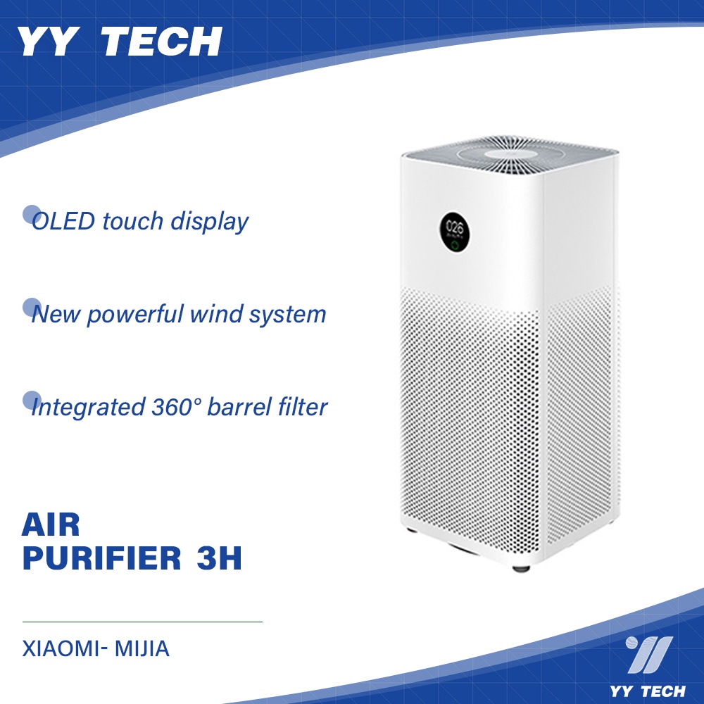 Xiaomi Air Purifier 3H OLED Display With Smoke Detector and Smart Voice