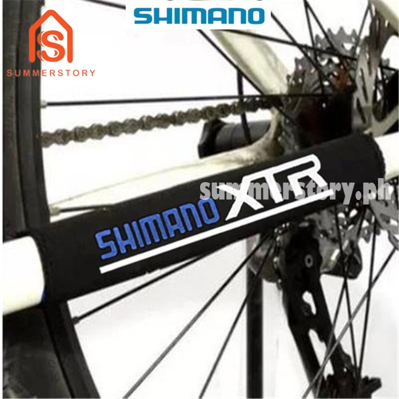 Shimano Xtr Chain Guard Bicycle Bike Frame Pad Chain Guard Bike Chain Protective Cover Shopee Philippines
