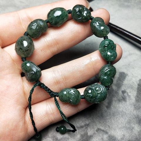 jade monkey bracelet