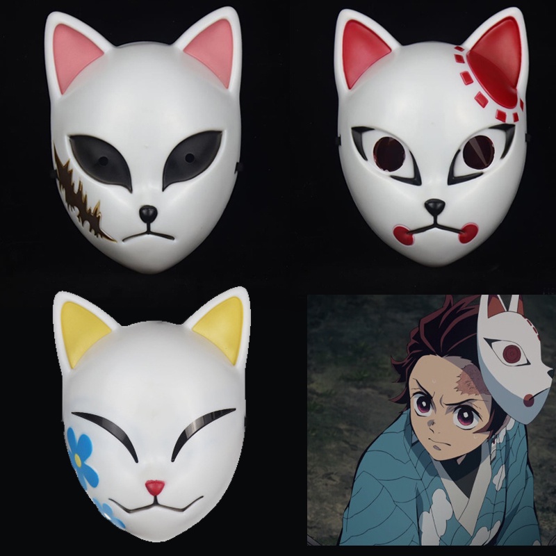 Takerlam Kamado Tanjirou Mask Anime Demon Slayer Kimetsu No Yaiba Oni
