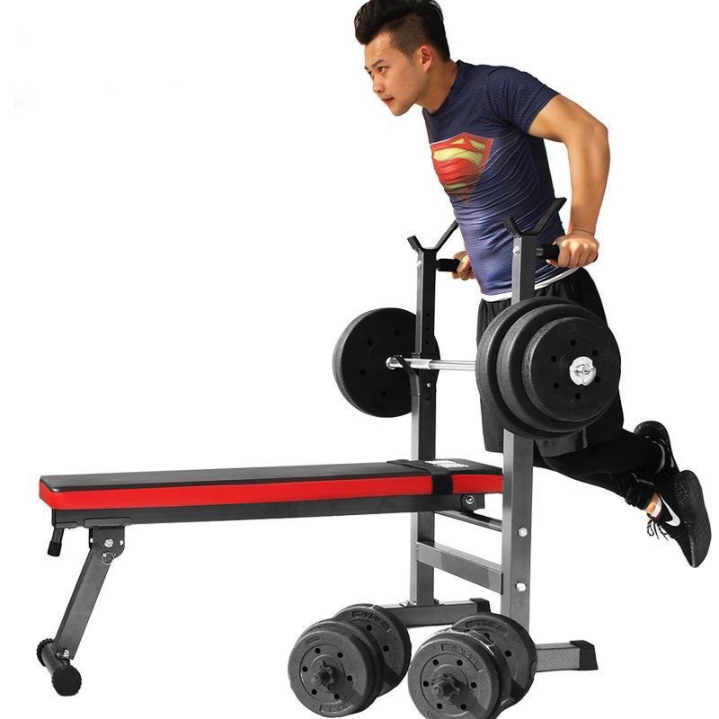 Bench press with Dip / dipping workout /home gym equipment /No long bar