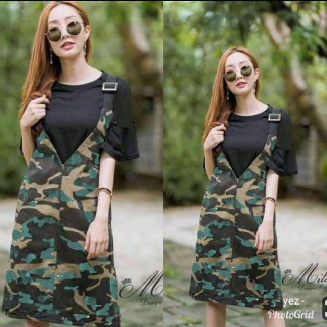 camouflage jumper dress