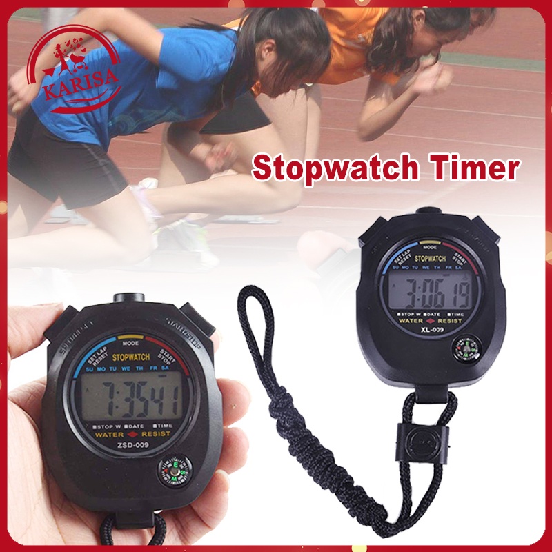 Stopwatch Timer Digital Sport Waterproof Electronic Digital Sport