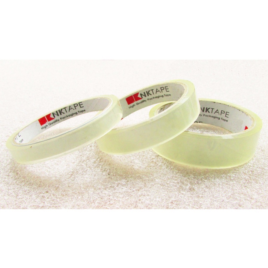NK Stationery Tape Scotch Tape Clear 3 inch core (1 inch, 3/4 inch, 1/2 ...