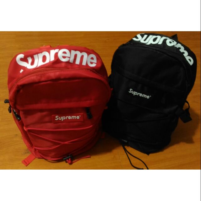 red supreme side bag