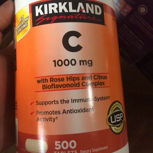 Kirkland Vitamin C 1000mg 500tabs 24 Expiry Shopee Philippines