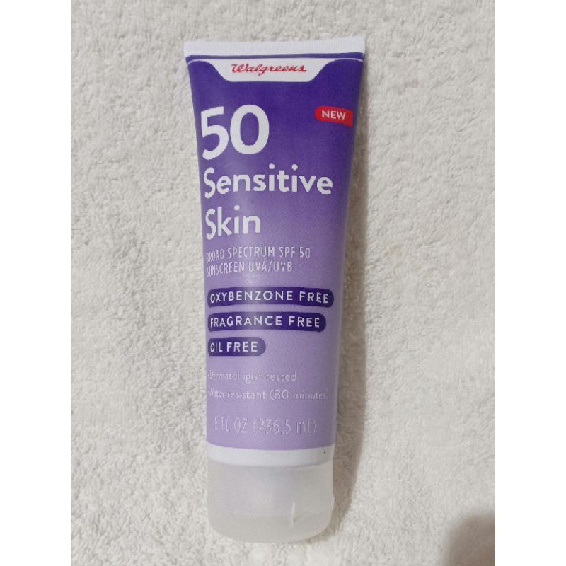 walgreens sunscreen sensitive skin