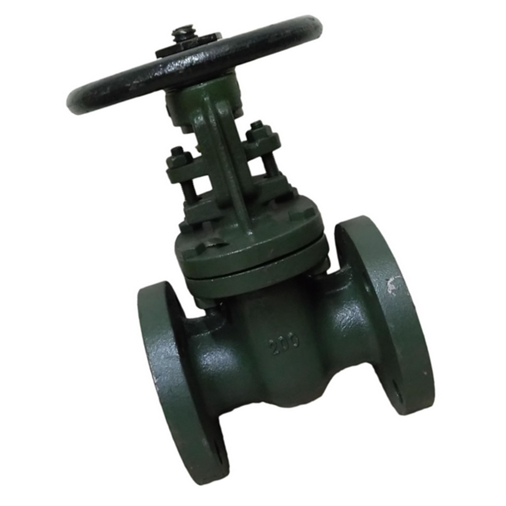 CAST IRON GATE VALVE 2" X 200WOG FLANGE TYPE RISING STEM BRAND NIPPON