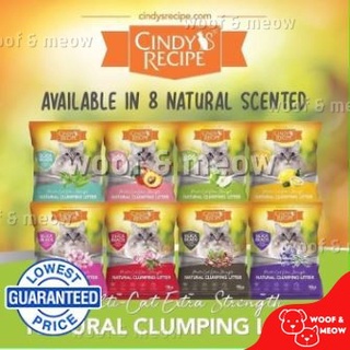 Cindy Recipe Natural Clumping BENTONITE Cat Litter Sand 10L Cindys Cindy's
