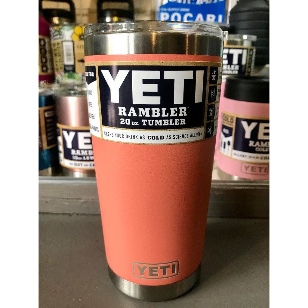 orange yeti cup 20 oz
