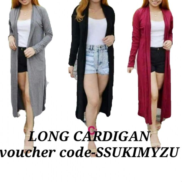 super long cardigan