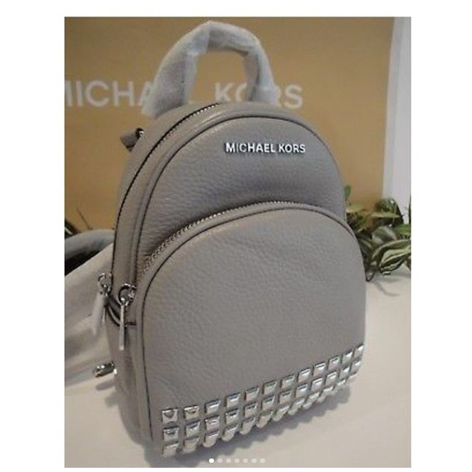Michael Kors Abbey Extra Small Studded Backpack FLCC | Shopee Philippines