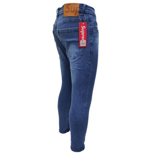 COD Ootd Supreme Skinny Jeans For Men | Shopee Philippines