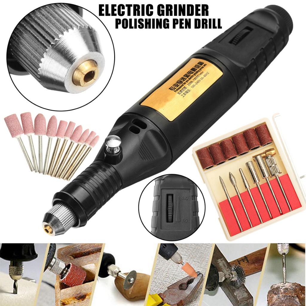 Craft Drill Hobby Electric Rotary Mini Drill Grinder Sanding Engraving