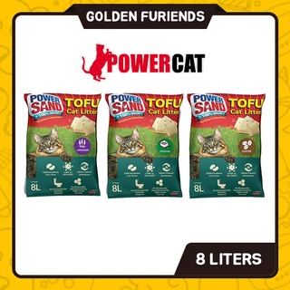 【Philippine cod】 Powersand Tofu Cat Litter 8L by Powercat