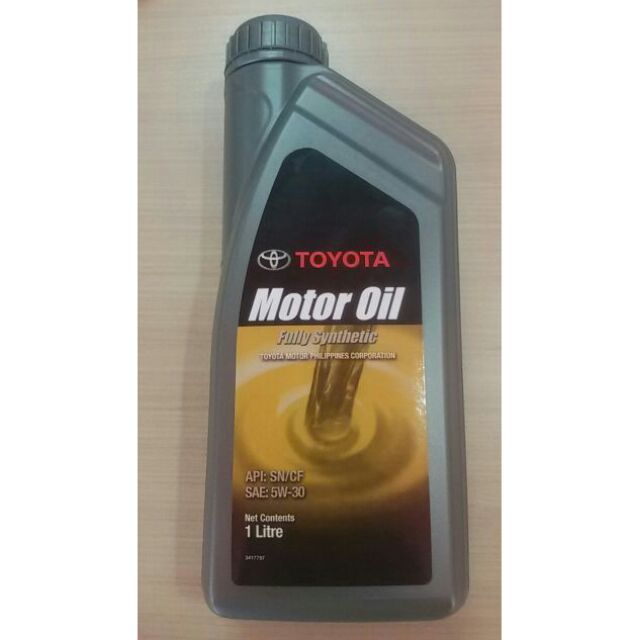 Toyota motor oil 5w30