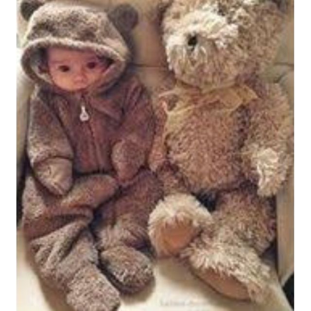 h&m baby bear suit