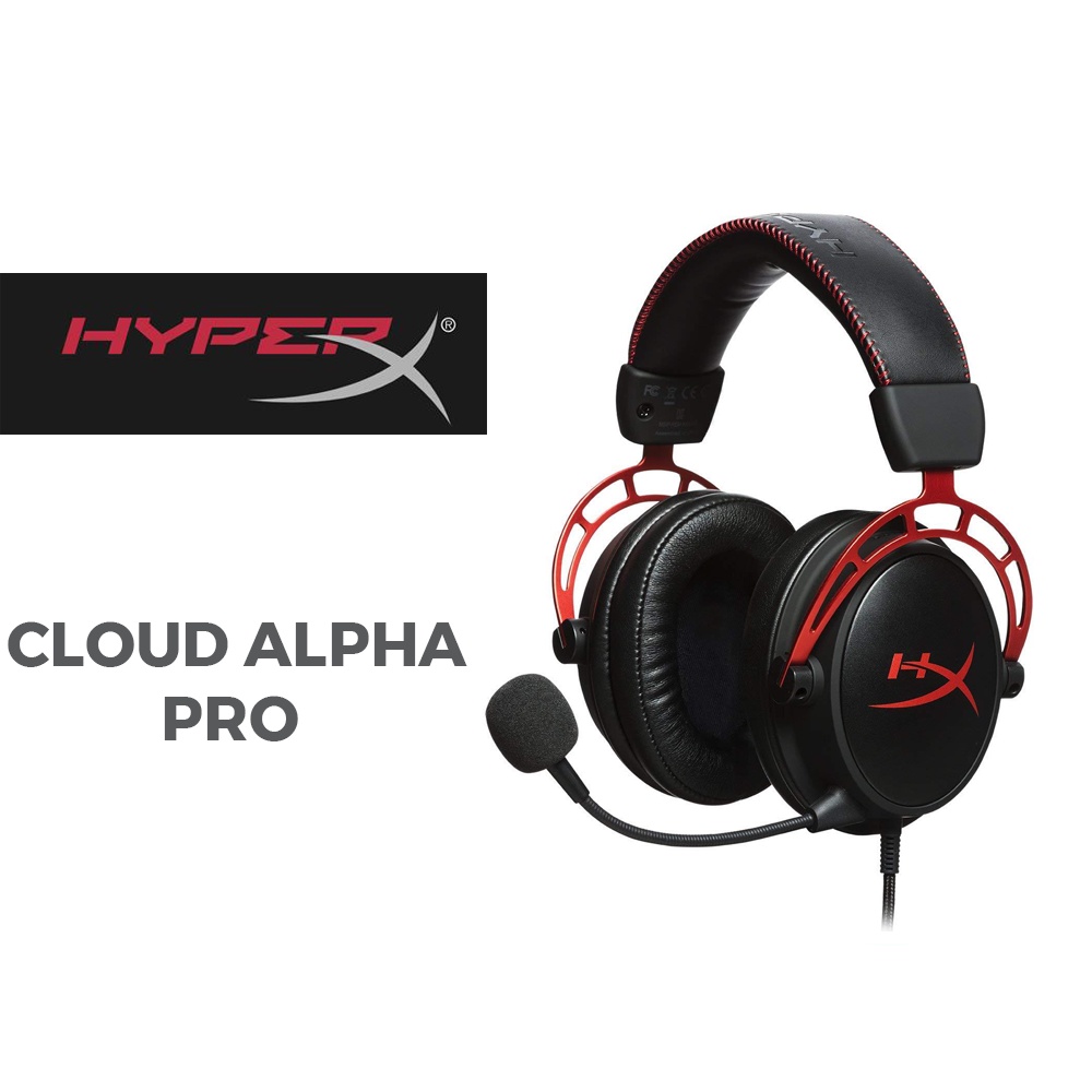 HyperX Cloud Alpha Pro Gaming Over Ear Headphone Black Shopee Philippines
