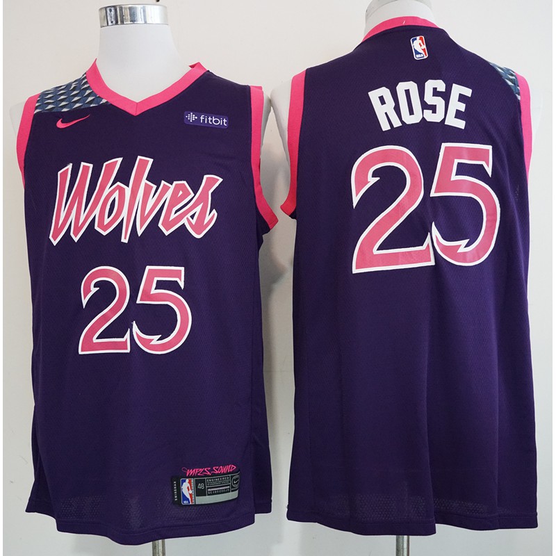 derrick rose timberwolves city jersey