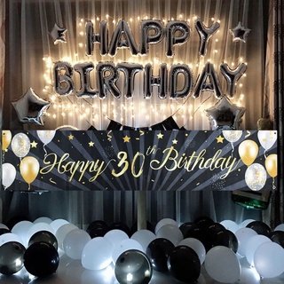 18/30/40/50/60th 21st Frame Photo Booth Props Happy Birthday Party Selfie Camera 