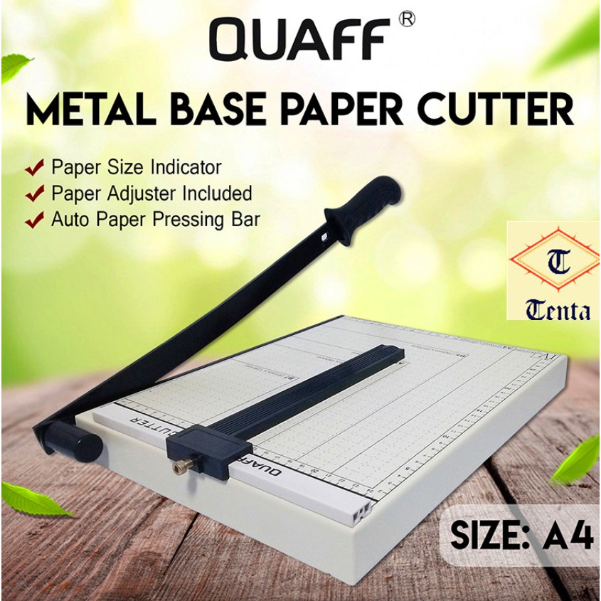 QUAFF PAPER CUTTER A4 WOOD/METAL TYPE HIGH QUALITY Shopee Philippines