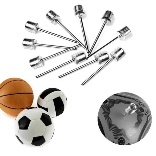 10x Sports Inflating Needle Pin Nozzle Football Basketball Soccer Ball Air Pump 